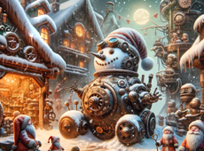 Animeeritud jõulukaardid